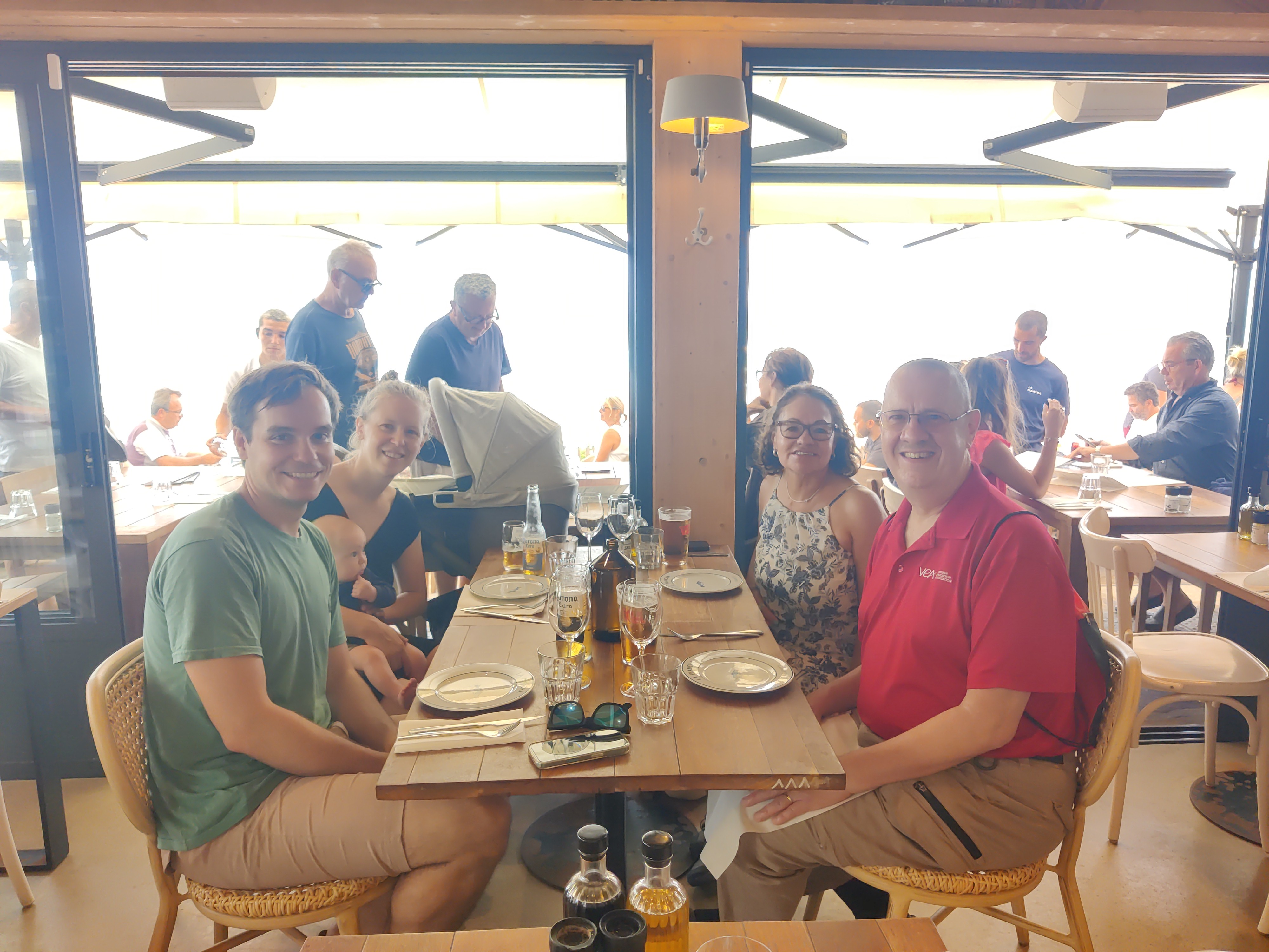 Lunch with Guillaume and Sara
