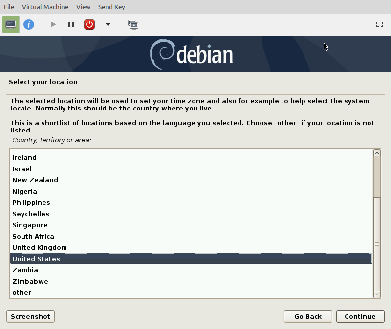 KVM Debian 10 Install 8