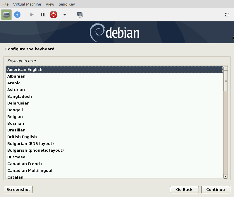 KVM Debian 10 Install 9
