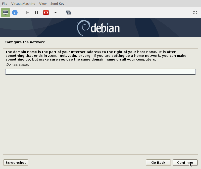 KVM Debian 10 Install 11