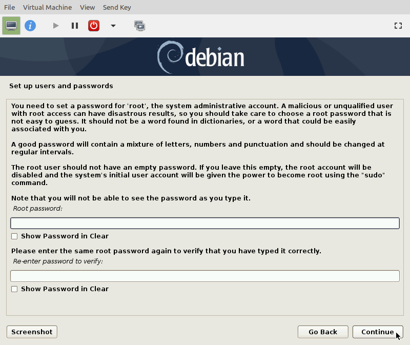 KVM Debian 10 Install 12