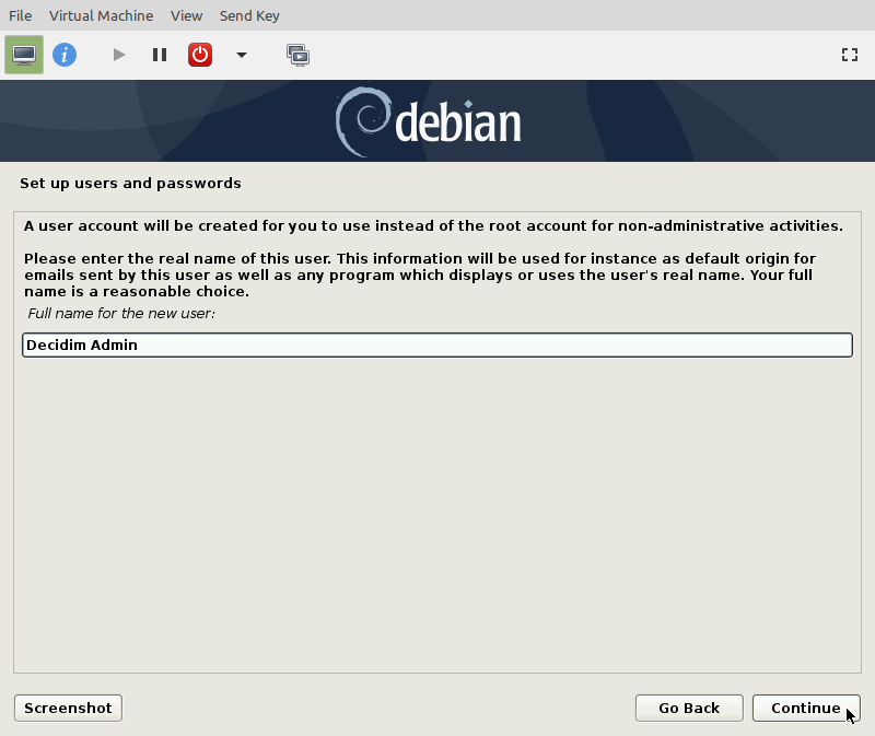 KVM Debian 10 Install 13
