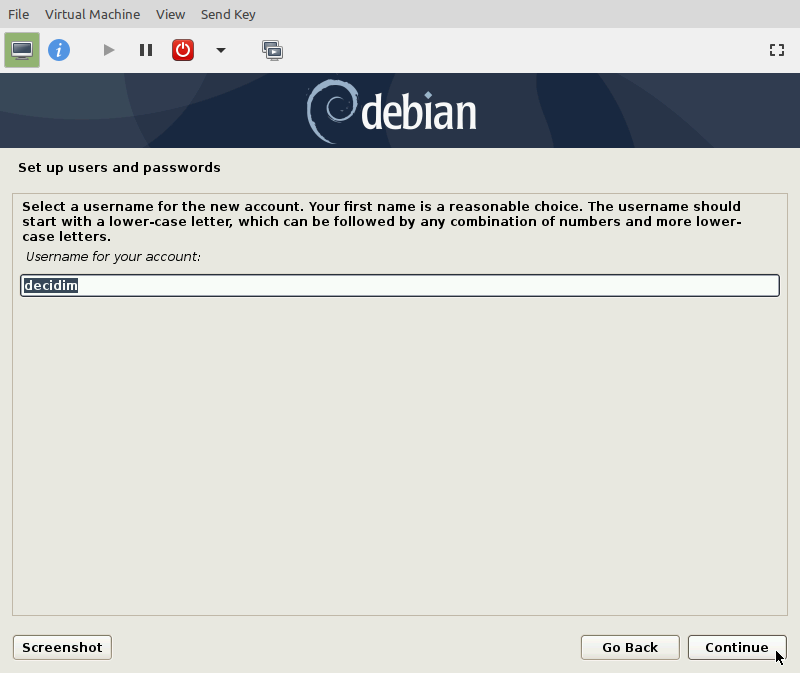 KVM Debian 10 Install 14