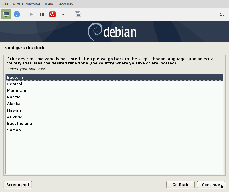 KVM Debian 10 Install 16