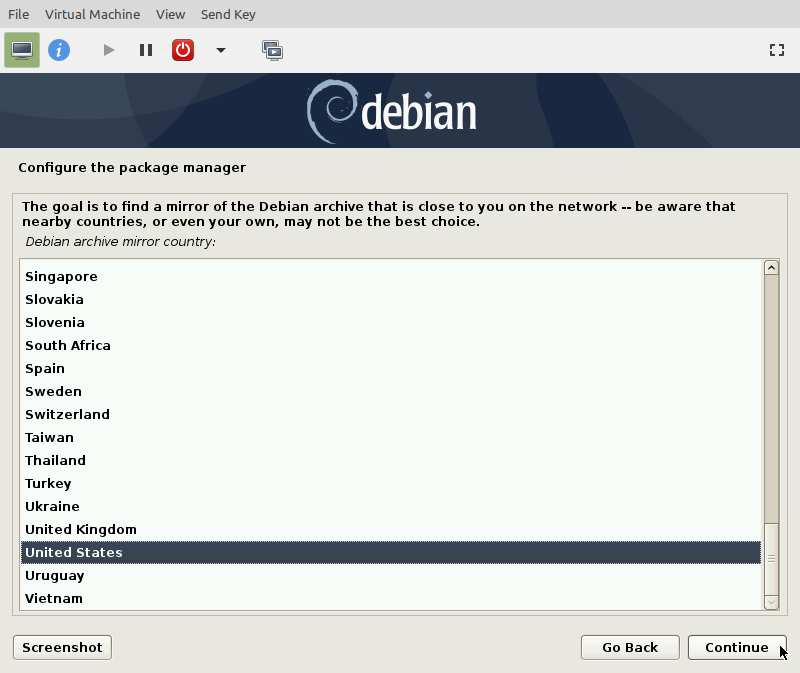 KVM Debian 10 Install 23