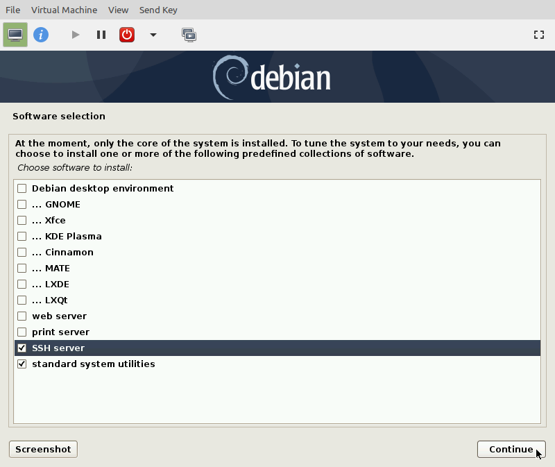 KVM Debian 10 Install 27